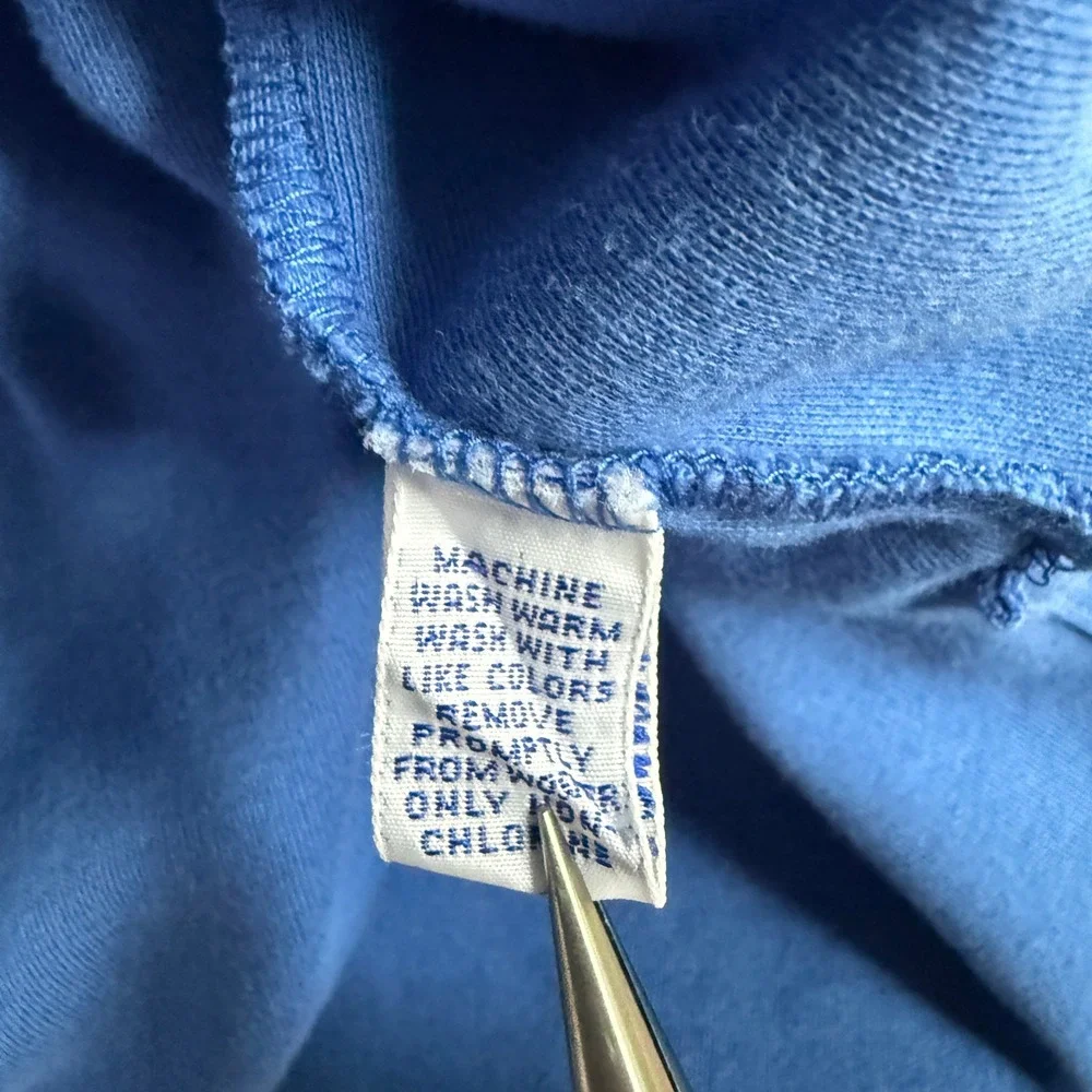 Polo Ralph Lauren Vintage Golf Crest Polo Shirt Blue Large Fit XL Plaid Placket